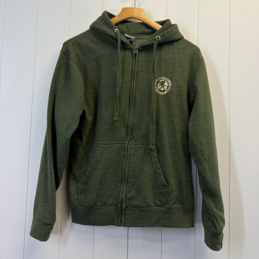 Triangle Sport Headwear Bigfoot Research Team Hoodie Women Size S Streetwear